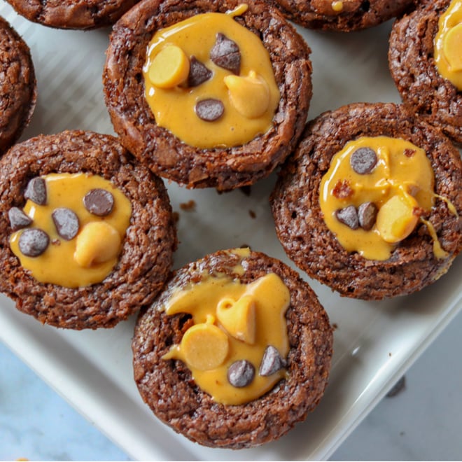 Peanut Butter Brownie Bites