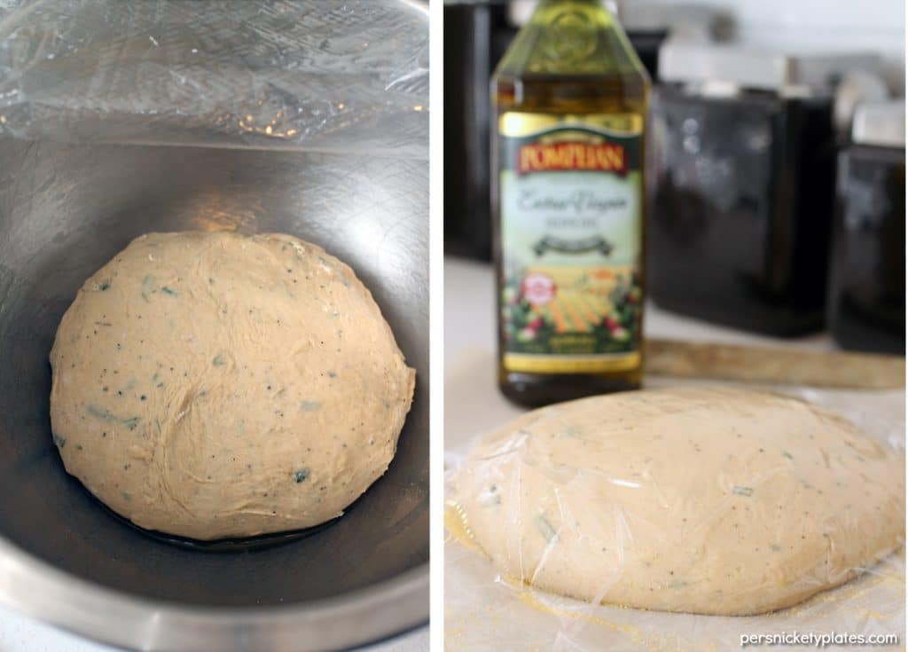 Rosemary Olive Oil Bread is light and flavorful and easy to make. This homemade bread is perfect served warm with a pat of creamy butter. Nothing much is better than fresh baked bread.