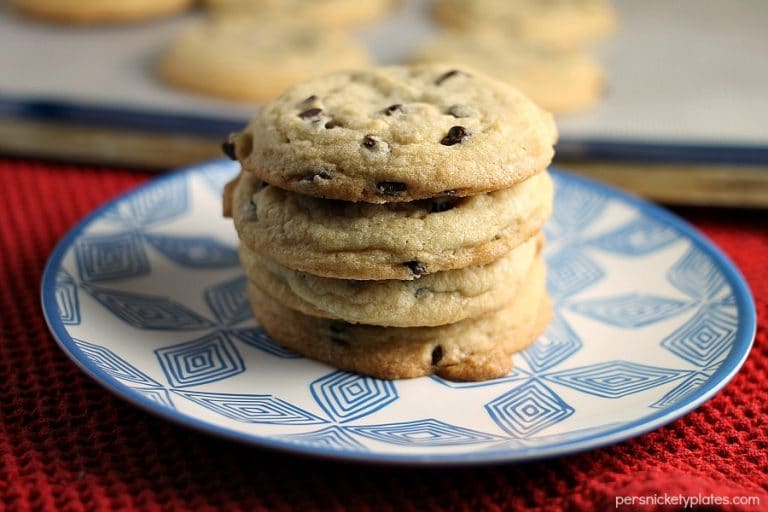 Small batch soft baked chocolate and peanut butter chip cookies! | Persnickety Plates