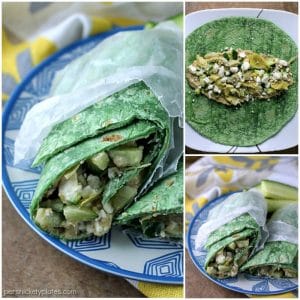 Vegetarian Mediterranean Wrap | Persnickety Plates