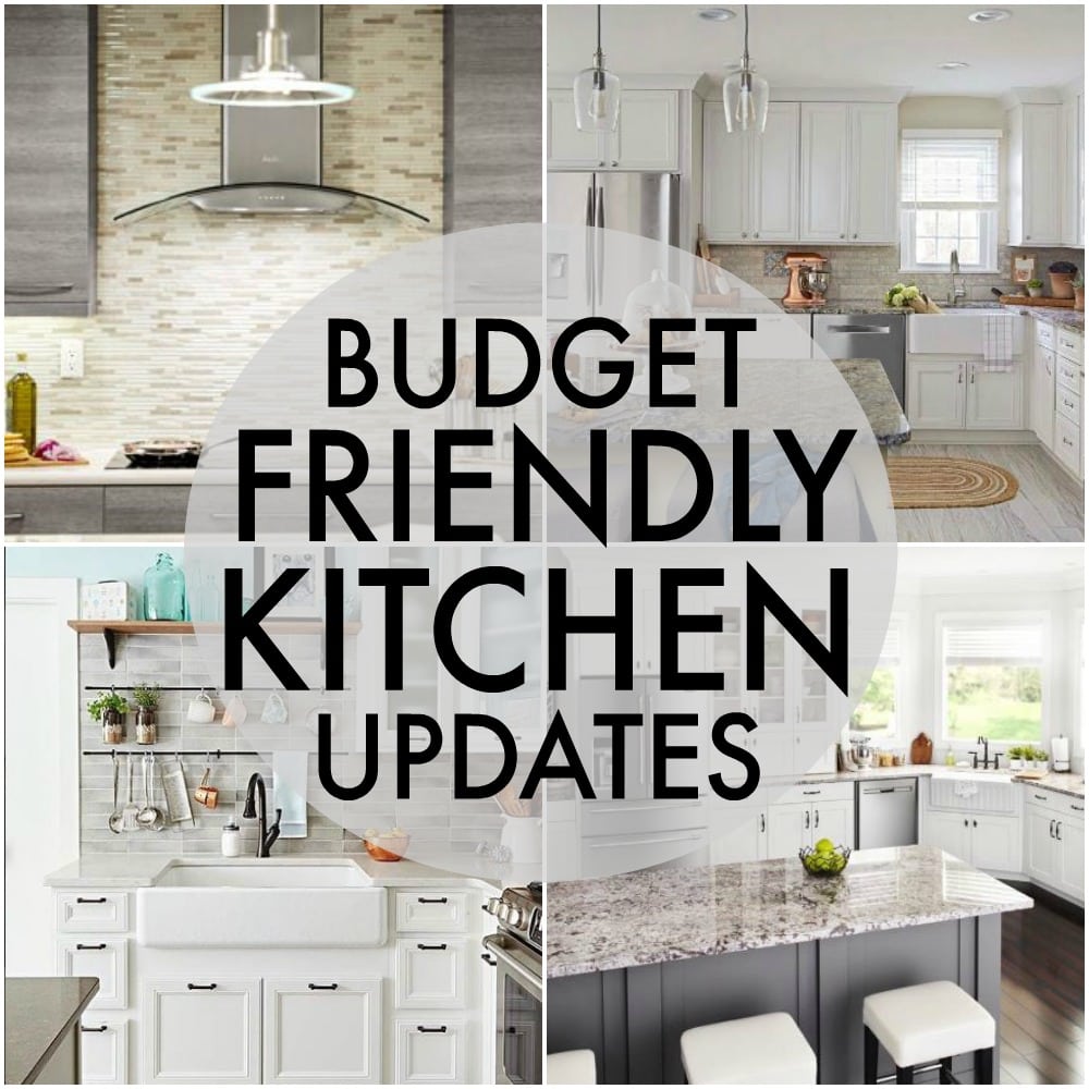 Updating your kitchen is totally possible without going broke. Here are Five Budget Friendly Kitchen Updates that will make a huge difference in your house while being affordable and without leaving you with a giant renovation. | www.persnicketyplates.com AD