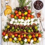 christmas tree antipasto platter.